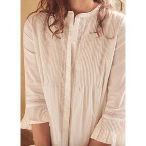 Sezane Anita White Blouse Size S